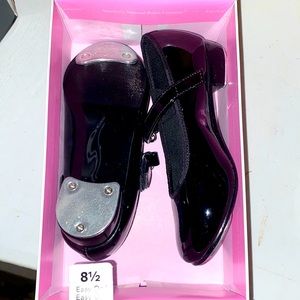Toddler girls 8 or 8.5 tap shoes (black)